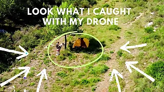 "Look what my drone just caught"!!!